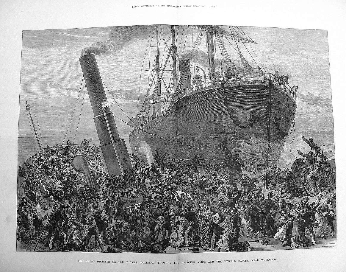 Princess Alice disaster on the Thames 1878